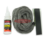 Stove Rope Seal Kit - 10mm - Soft Black (for sealing doors / glasses)